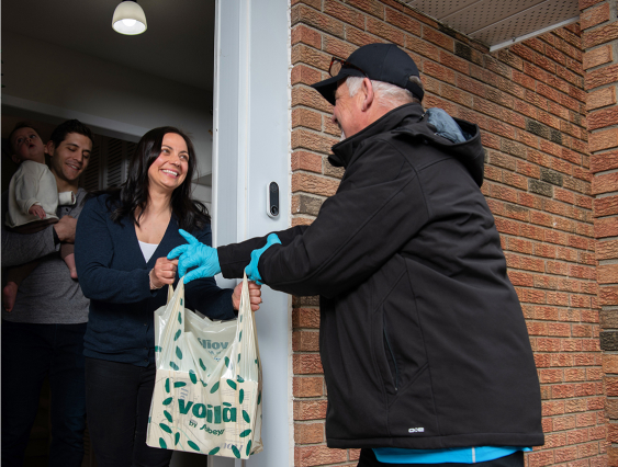 encouraging plastic bag recycling through voilà