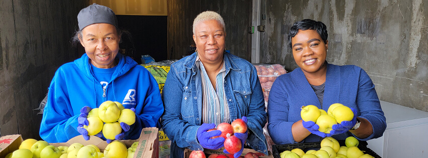 Reduction in food waste team